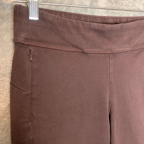 Susan Graver Weekend Women Pull On Elastic Comfort Waist Skinny Leggings S Brown - Picture 3 of 8